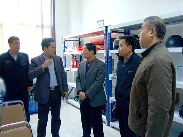 济南市公安局领导现场参观指导九游会旗舰厅装备系统